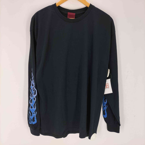 ハイドアンドシーク HIDE AND SEEK バック袖プリントロングスリーブTee メンズ import:XL