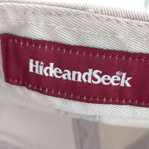 ハイドアンドシーク HIDE AND SEEK 6パネルロゴキャップ メンズ