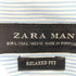 ザラ ZARA L/S ストライプシャツ メンズ JPN:L