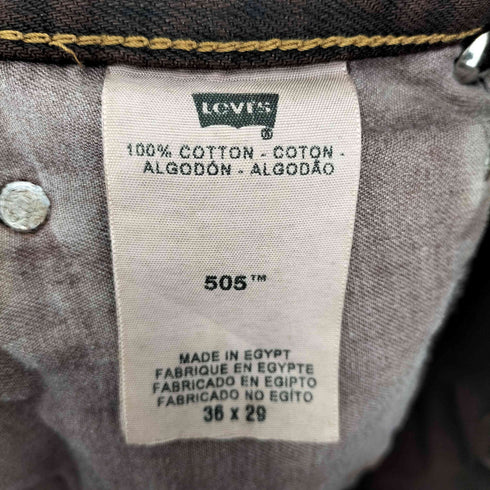 リーバイス Levis 505 先染めデニムパンツ メンズ 36×29