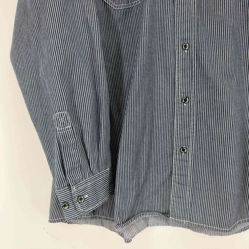 Open Dich ヒッコリーストライプシャツ メンズ 4 large