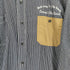 Open Dich ヒッコリーストライプシャツ メンズ 4 large