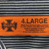 Open Dich ヒッコリーストライプシャツ メンズ 4 large