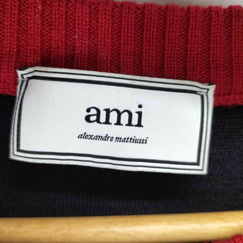 アミアレクサンドルマテュッシ AMI ALEXANDRE MATTIUSSI Aロゴ クルーネックニット メンズ