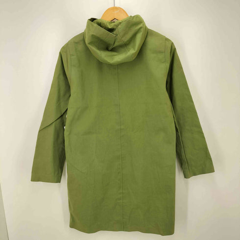 マッキントッシュ Mackintosh 英国製 ゴム引き スタンドカラー フーデッドコート レディース FR:34