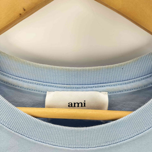 アミアレクサンドルマテュッシ AMI ALEXANDRE MATTIUSSI AMI DE COEUR T-SHIRT ハート刺繍Tシャツ メンズ