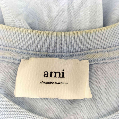 アミアレクサンドルマテュッシ AMI ALEXANDRE MATTIUSSI AMI DE COEUR T-SHIRT ハート刺繍Tシャツ メンズ