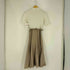 ザラ ZARA ニット切替 ベルテッド ドレス ワンピース レディース import:S