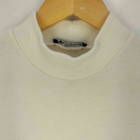 ザラ ZARA ニット切替 ベルテッド ドレス ワンピース レディース import:S