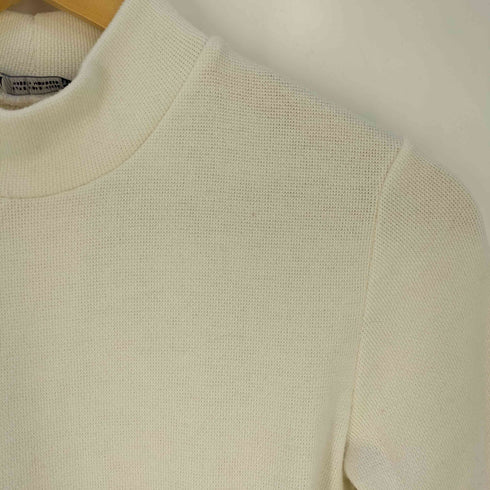 ザラ ZARA ニット切替 ベルテッド ドレス ワンピース レディース import:S