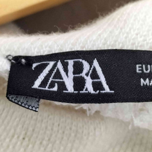 ザラ ZARA ニット切替 ベルテッド ドレス ワンピース レディース import:S