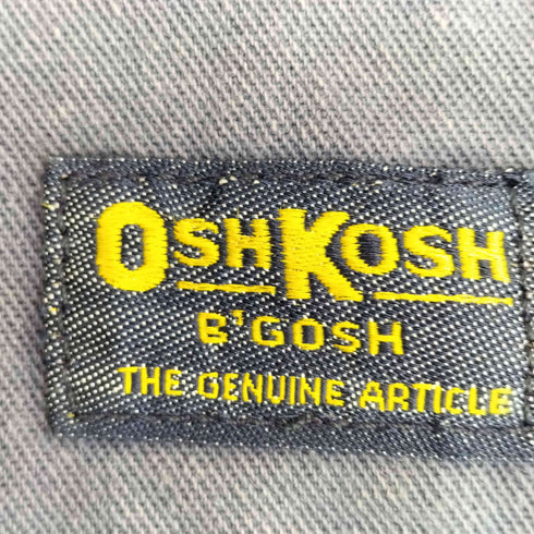 オシュコシュ OSHKOSH USA製 デニム オーバーオール ナス紺 メンズ