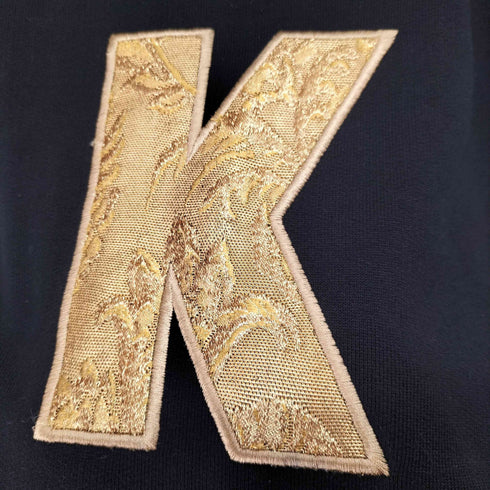 ドルチェアンドガッバーナ DOLCE&GABBANA イタリア製 ゴールド刺繍 クルーネックニット メンズ EUR:48