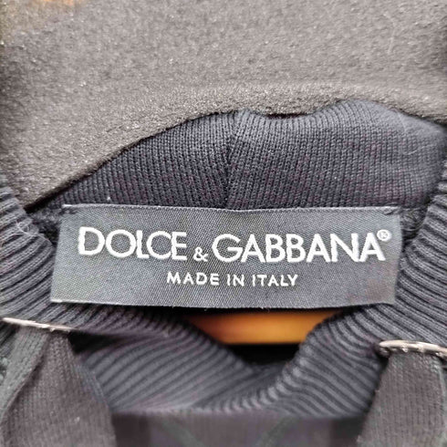 ドルチェアンドガッバーナ DOLCE&GABBANA イタリア製 ロゴプリント プルオーバーパーカー メンズ EUR:50