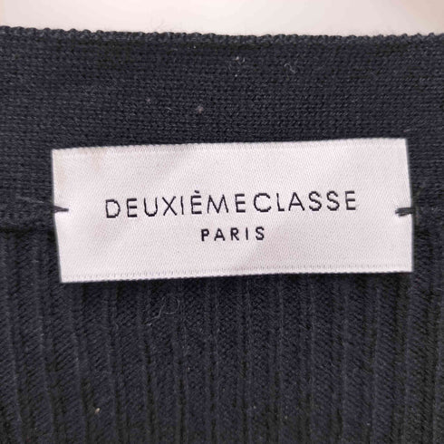 ドゥーズィエムクラス DEUXIEME CLASSE SAMARAリブカーディガン カシミヤ シルク レディース