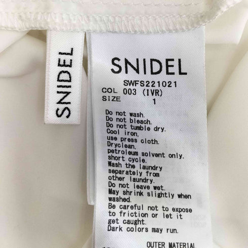 スナイデル snidel プリントプリーツスカート レディース JPN:1