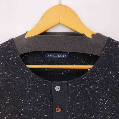スコッチアンドソーダ SCOTCH&SODA A PICO BELLO GARMENT ネップ ヘンリーネックカットソー メンズ import:L