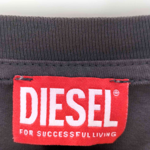 ディーゼル DIESEL T-shirt with smudged logo メンズ XL