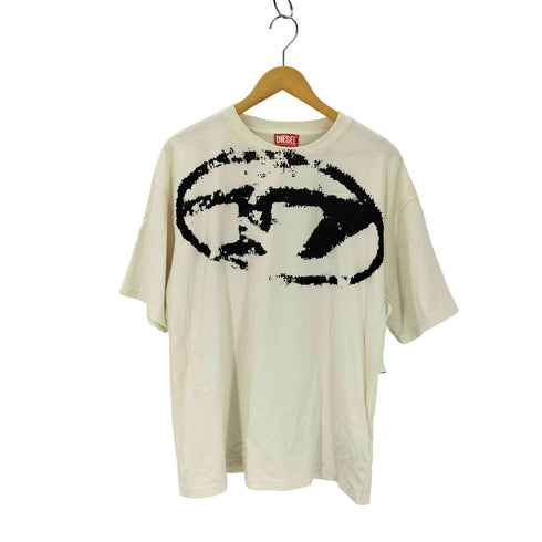 ディーゼル DIESEL オーバル ロゴプリントTシャツ メンズ import:M