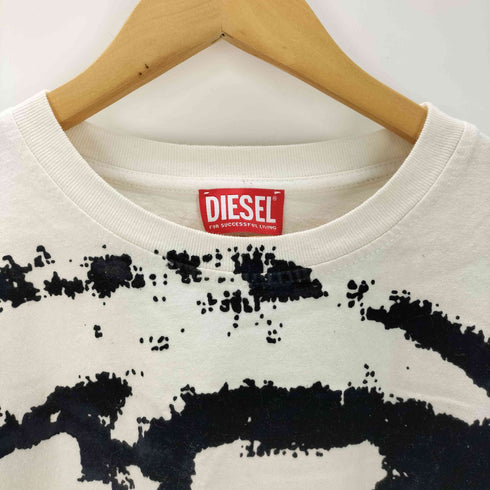 ディーゼル DIESEL オーバル ロゴプリントTシャツ メンズ import:M