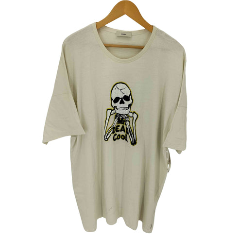 ディーゼル DIESEL Mr. DEAD COOL フロントプリントTシャツ メンズ import:S