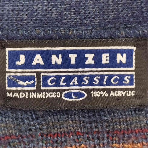 ジャンセン jantzen 90S アクリルカーディガン メンズ import:L