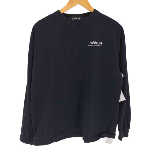 inside 23 エンブロイダリーロングスリーブTシャツ メンズ import:L