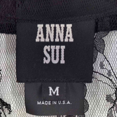 アナスイ ANNA SUI 花柄刺繍 シアーシャツ レディース