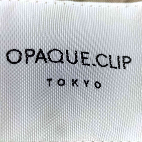 オペークドットクリップ OPAQUE.CLIP コットンギャバ トレンチコート レディース 40/L