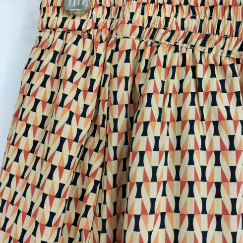 ビーミングバイビームス B:MING by BEAMS プリント ギャザースカート レディース M