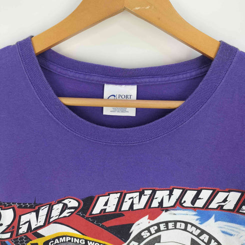 ポートアンドカンパニー PORT and COMPANY MUDSUMMER CLASSIC カーレース プリント Tシャツ メンズ 3XL