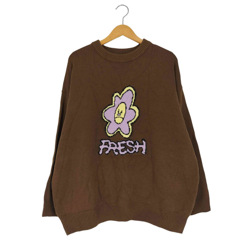 フリークスストア FREAKS STORE ×MARIA SAKURAI 別注 ビッグシルエット ジャガードニット メンズ JPN:L