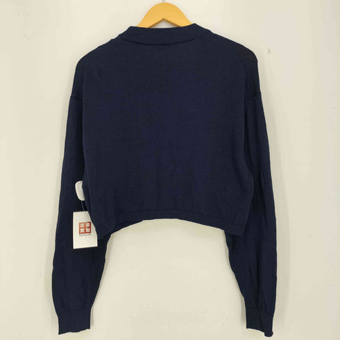 ザラ ZARA クロップド クルーネックニット レディース import:L