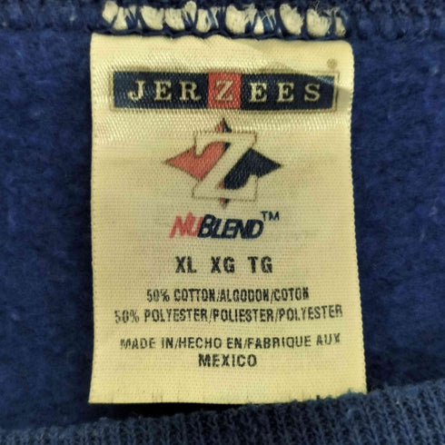 ジャージーズ JERZEES 00s ロゴ刺繍 クルーネックスウェット メンズ import:XL