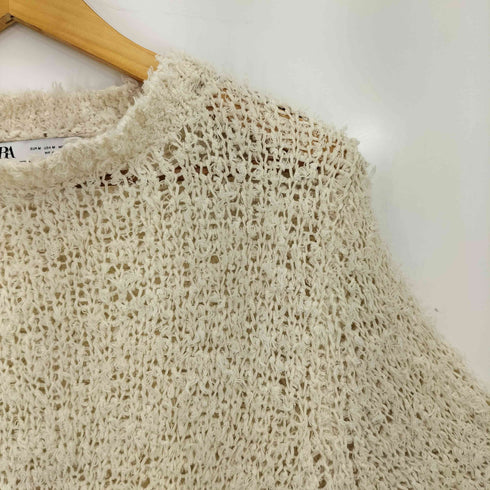 ザラ ZARA TEKSTURALI TRIKOTAJ SVITER テクスチャー 編みニット レディース import:M