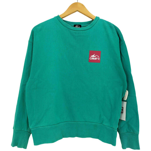 キャンプセブン CAMP7 ロゴプリント クルーネック スウェット メンズ import:M