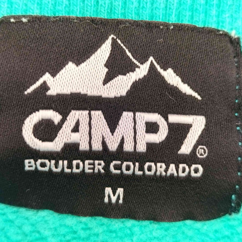 キャンプセブン CAMP7 ロゴプリント クルーネック スウェット メンズ import:M