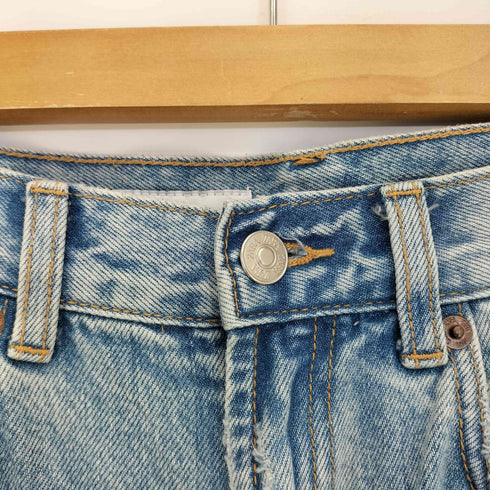ザラ ZARA ハイウエスト ワイドレッグ フルレングスジーンズ レディース 36