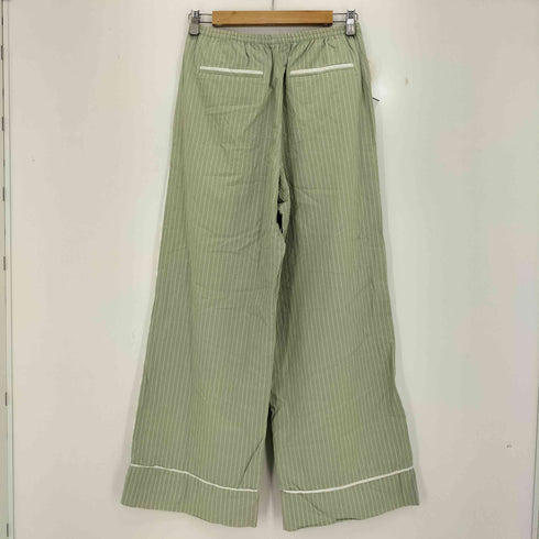 ザラ ZARA ストライプ ワイド パジャマパンツ レディース JPN:S
