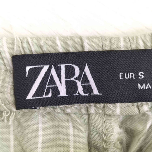 ザラ ZARA ストライプ ワイド パジャマパンツ レディース JPN:S