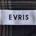 エヴリス EVRIS チェック柄 シアーロングシャツ レディース FREE