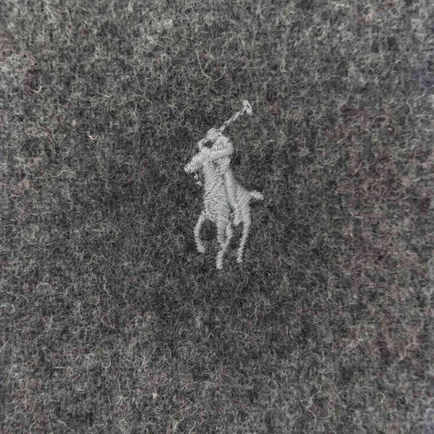 ポロラルフローレン POLO RALPH LAUREN イタリア製 ウールフリンジマフラー メンズ ONE SIZE