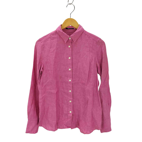 アクアスキュータム AQUASCUTUM リネン ロングスリーブシャツ レディース 8