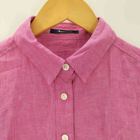 アクアスキュータム AQUASCUTUM リネン ロングスリーブシャツ レディース 8