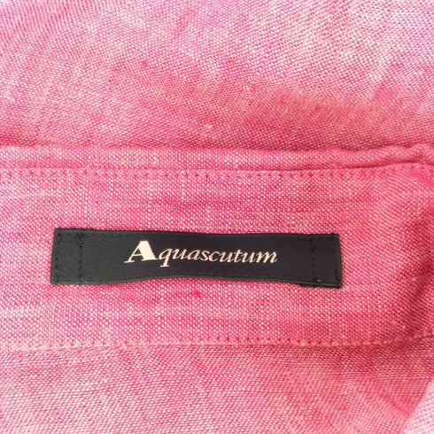 アクアスキュータム AQUASCUTUM リネン ロングスリーブシャツ レディース 8