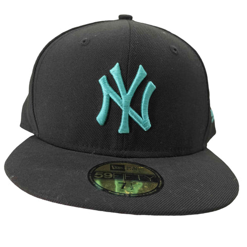 ニューエラ NEW ERA 59FIFTY チームロゴ刺繍 6パネルキャップ NEW YORK ティファニーブルー メンズ 7 1/2