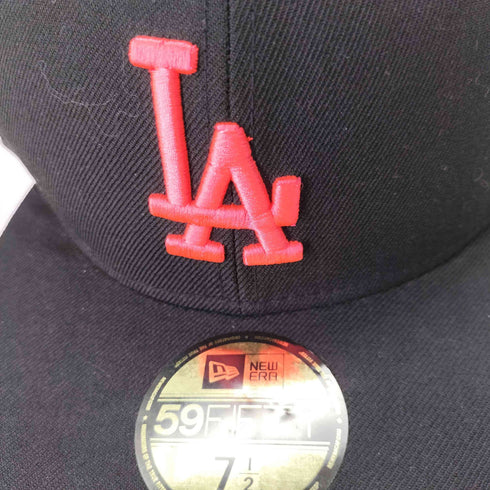 ニューエラ NEW ERA 59FIFTY チームロゴ刺繍 6パネルキャップ LOS ANGELES メンズ 7 1/2