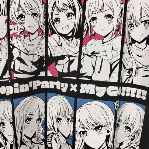 Divide Unite 両面 プリント アニメ Tシャツ メンズ JPN:L