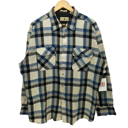 NORTHWEST 90-00S 韓国製 ワークフランネルシャツ メンズ import:XL