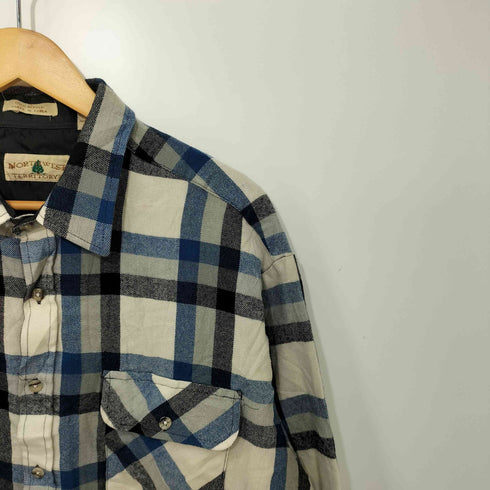 NORTHWEST 90-00S 韓国製 ワークフランネルシャツ メンズ import:XL